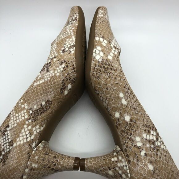 Aerosoles Bone Snake Skin Pattern Cheerful Pumps Comfort Shoes New Size 5 - Picture 7 of 13